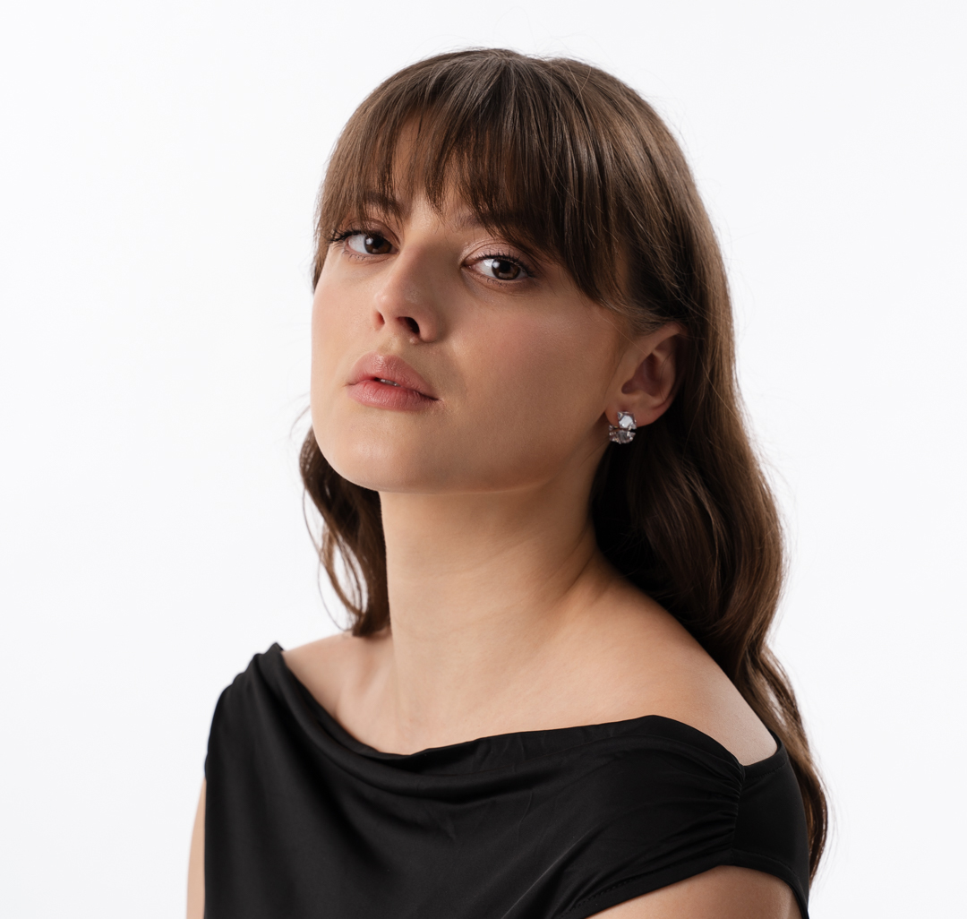 Серьги Мармалато, цвет Серебро-прозрачный #3