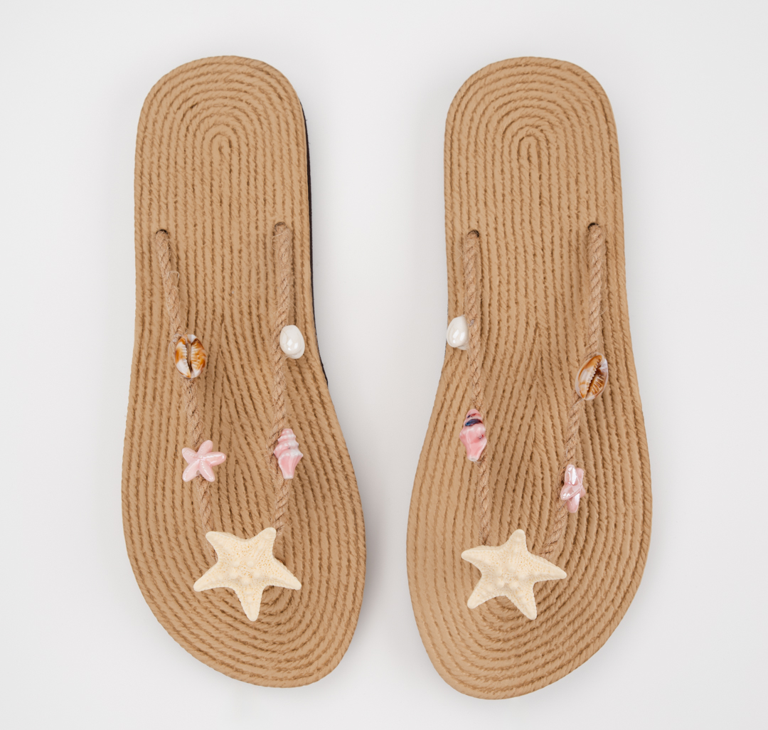 Шлепанцы Мармалато, цвет бежевый-разноцветный #3