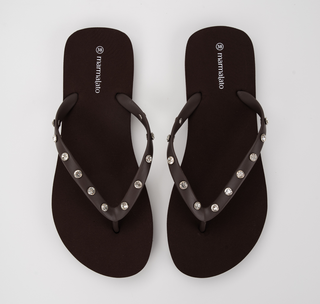 Шлепанцы Мармалато, цвет коричневый #3