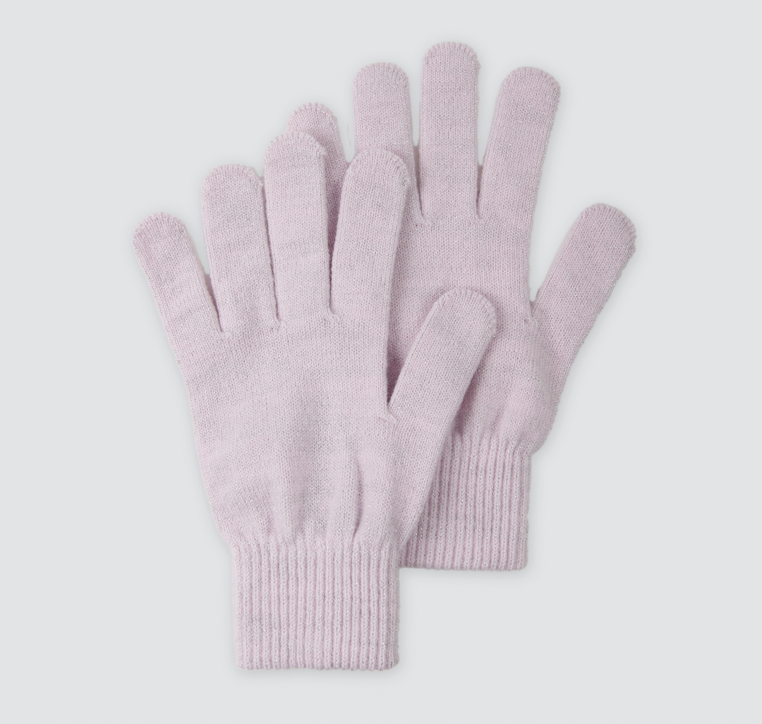 Перчатки Мармалато, цвет Розовый-серебро #1