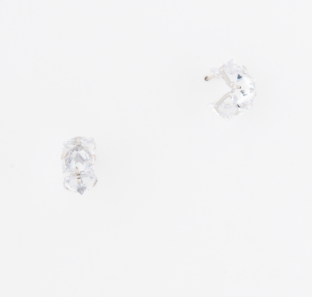 Серьги Мармалато, цвет Серебро-прозрачный #1