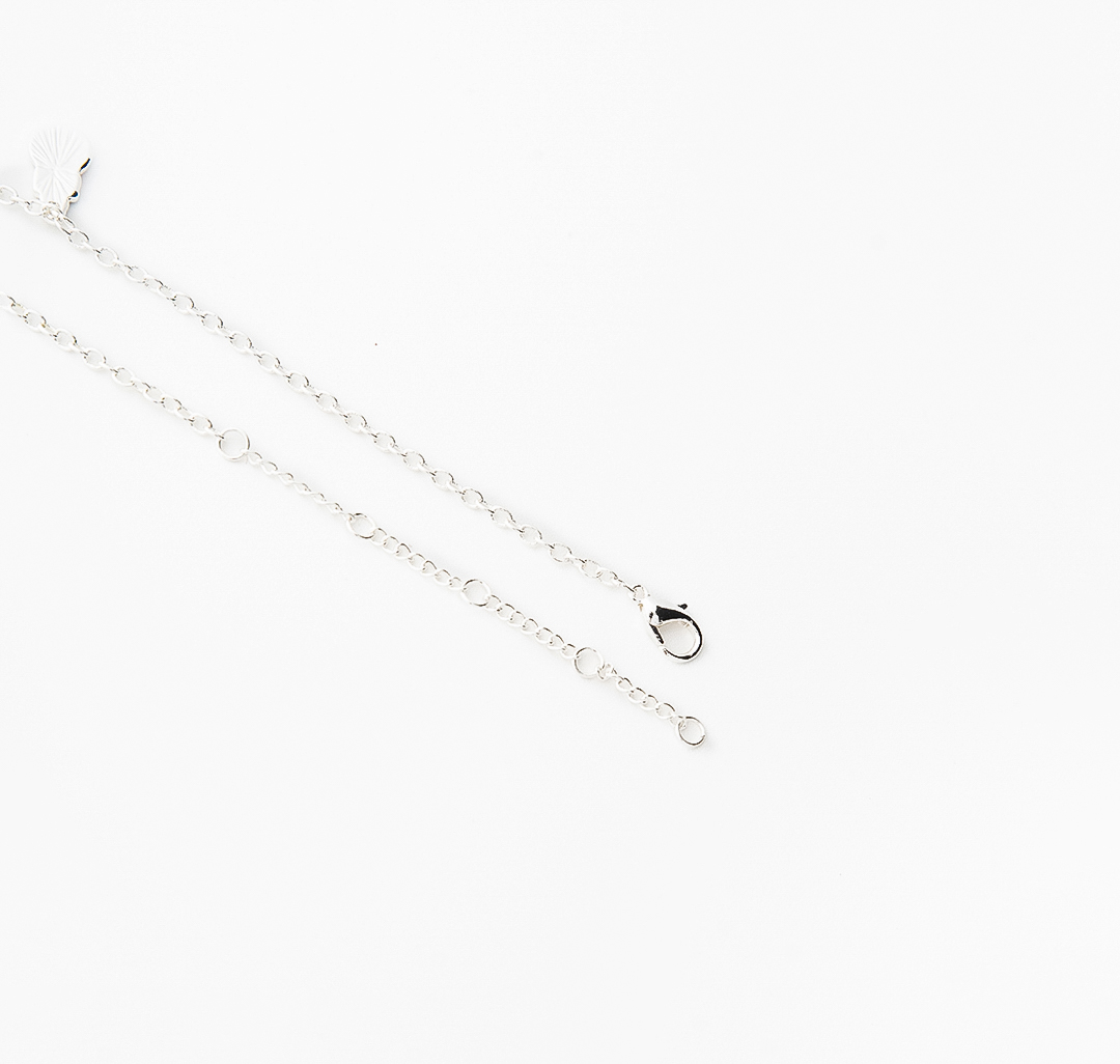 Колье Мармалато, цвет белое серебро-мультиколор #3