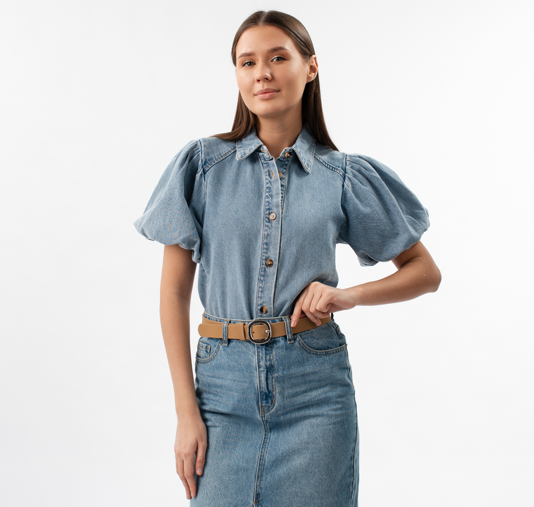 Ремень Мармалато, цвет бежевый-серебро #3