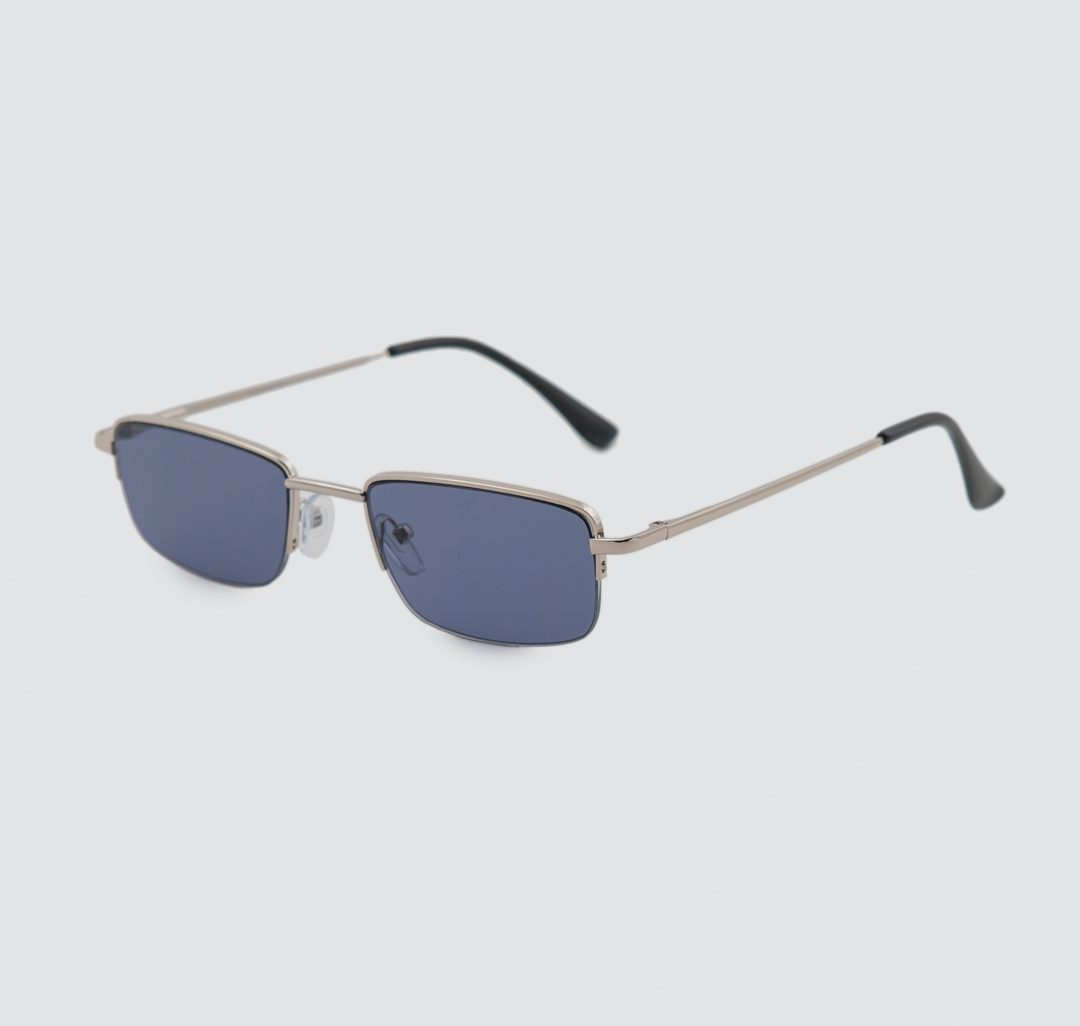 Женские квадратные солнцезащитные очки Мармалато, цвет Черный-серебро #3