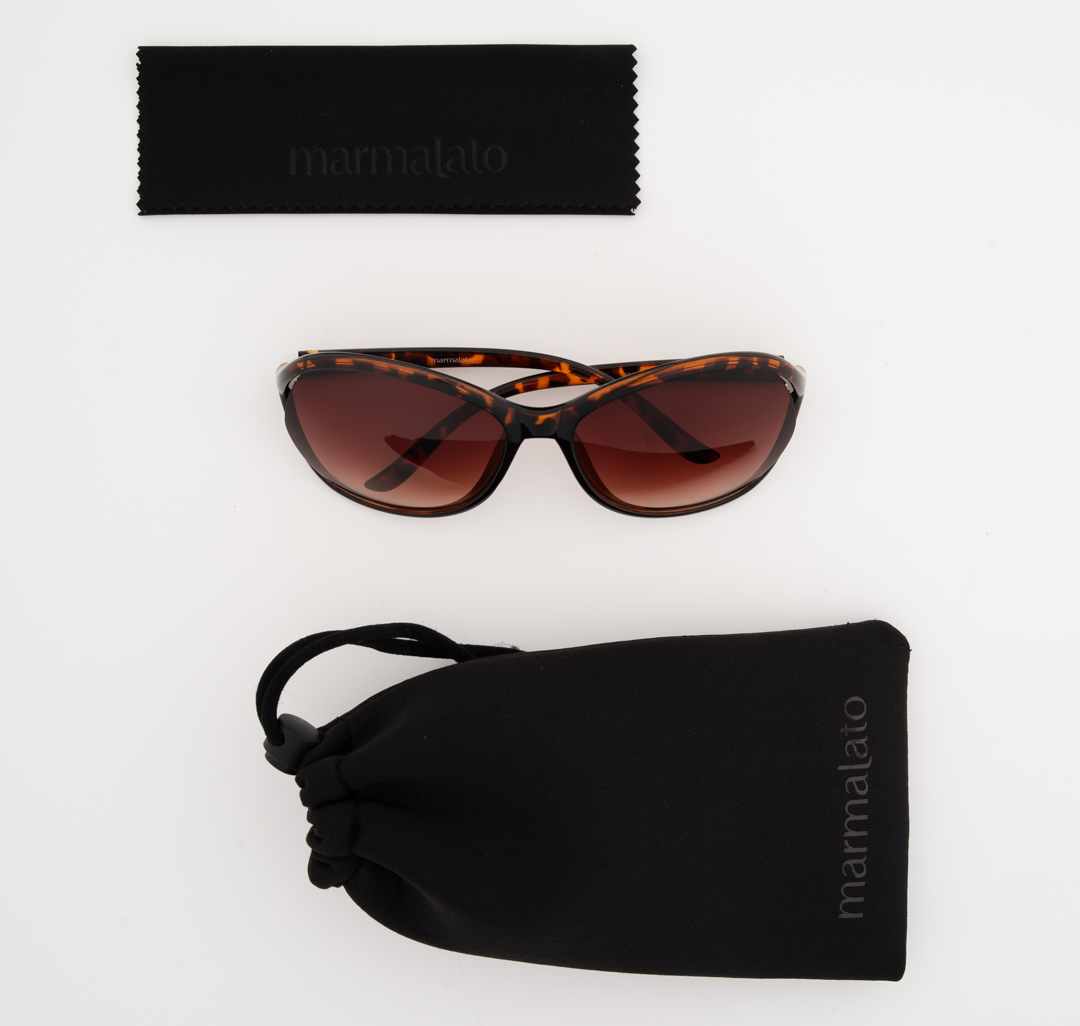 Очки с чехлом Мармалато, цвет коричневый-бежевый #6