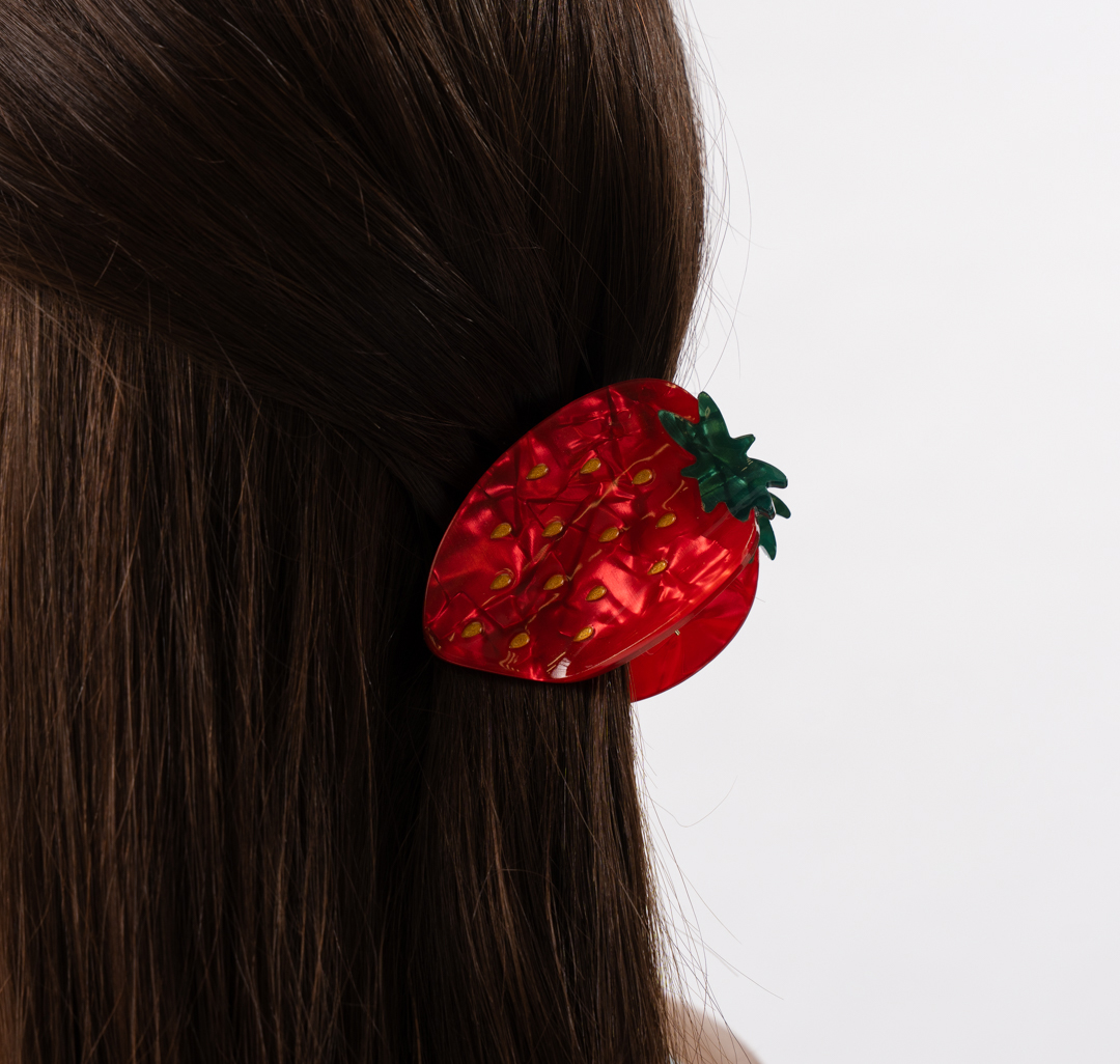 Заколка-краб Мармалато, цвет красный-мультиколор #2