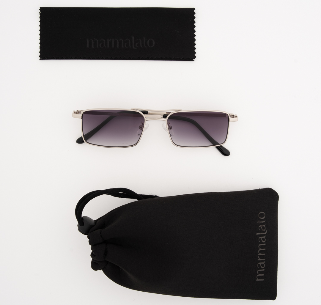 Очки с чехлом Мармалато, цвет черный-серебро #6