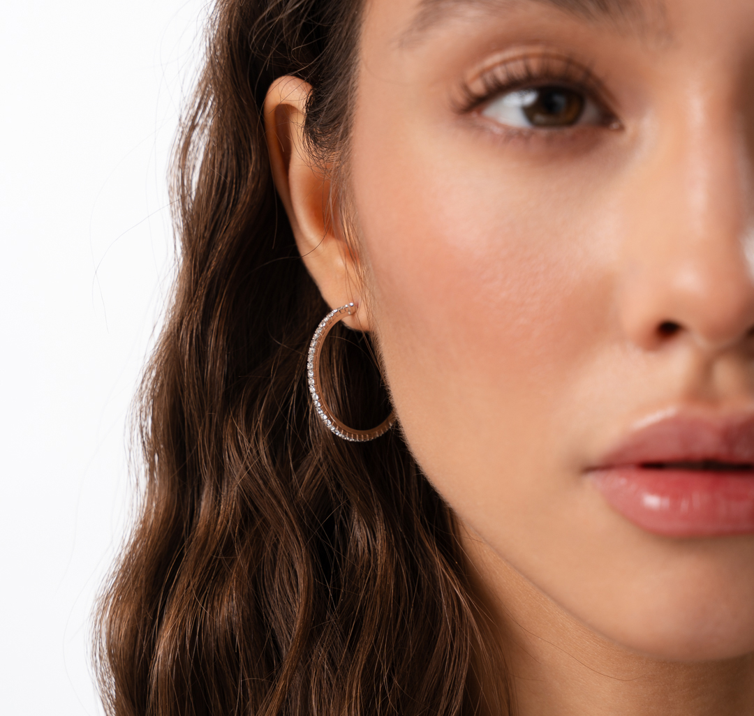 Серьги Мармалато, цвет Серебро-прозрачный #4