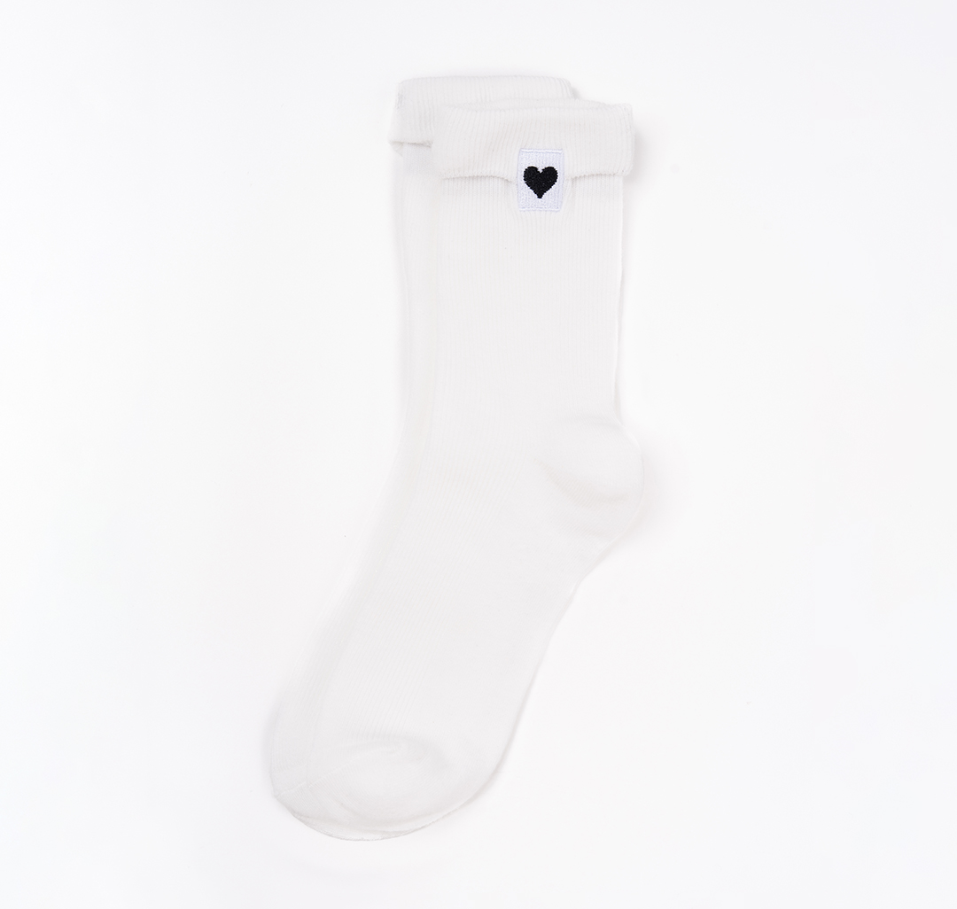 Носки (1 пара) Мармалато, цвет белый-черный #2