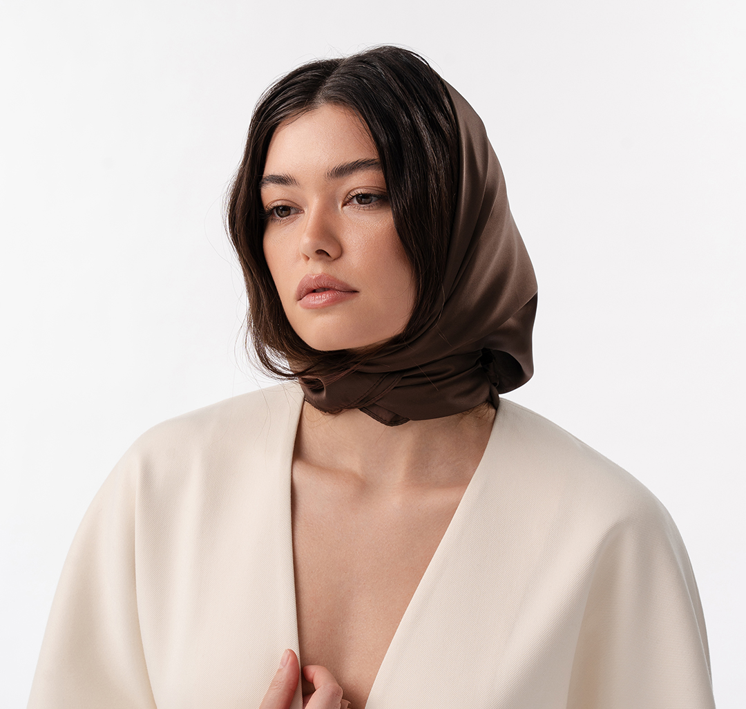 Платок Мармалато, цвет шоколадный #2