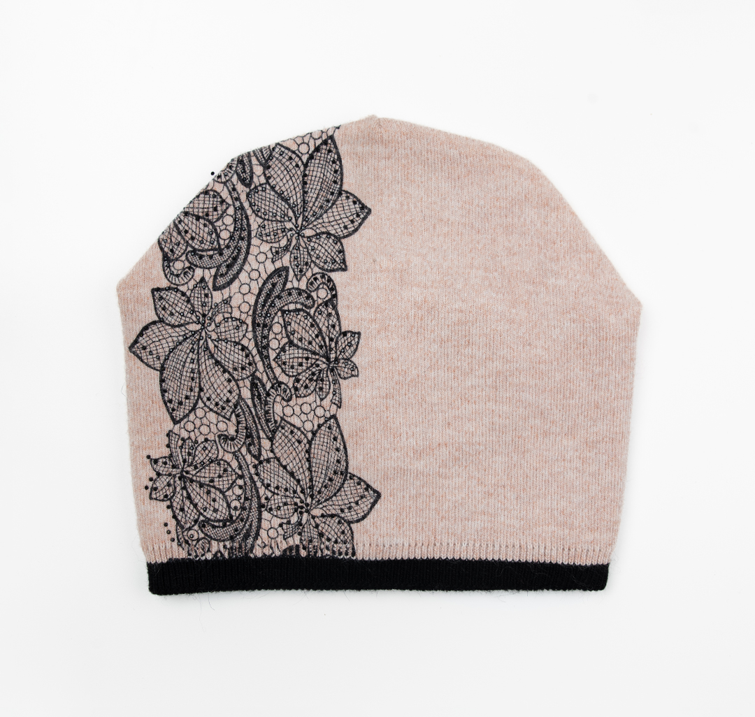 Шапка Мармалато, цвет бежевый-черный #4