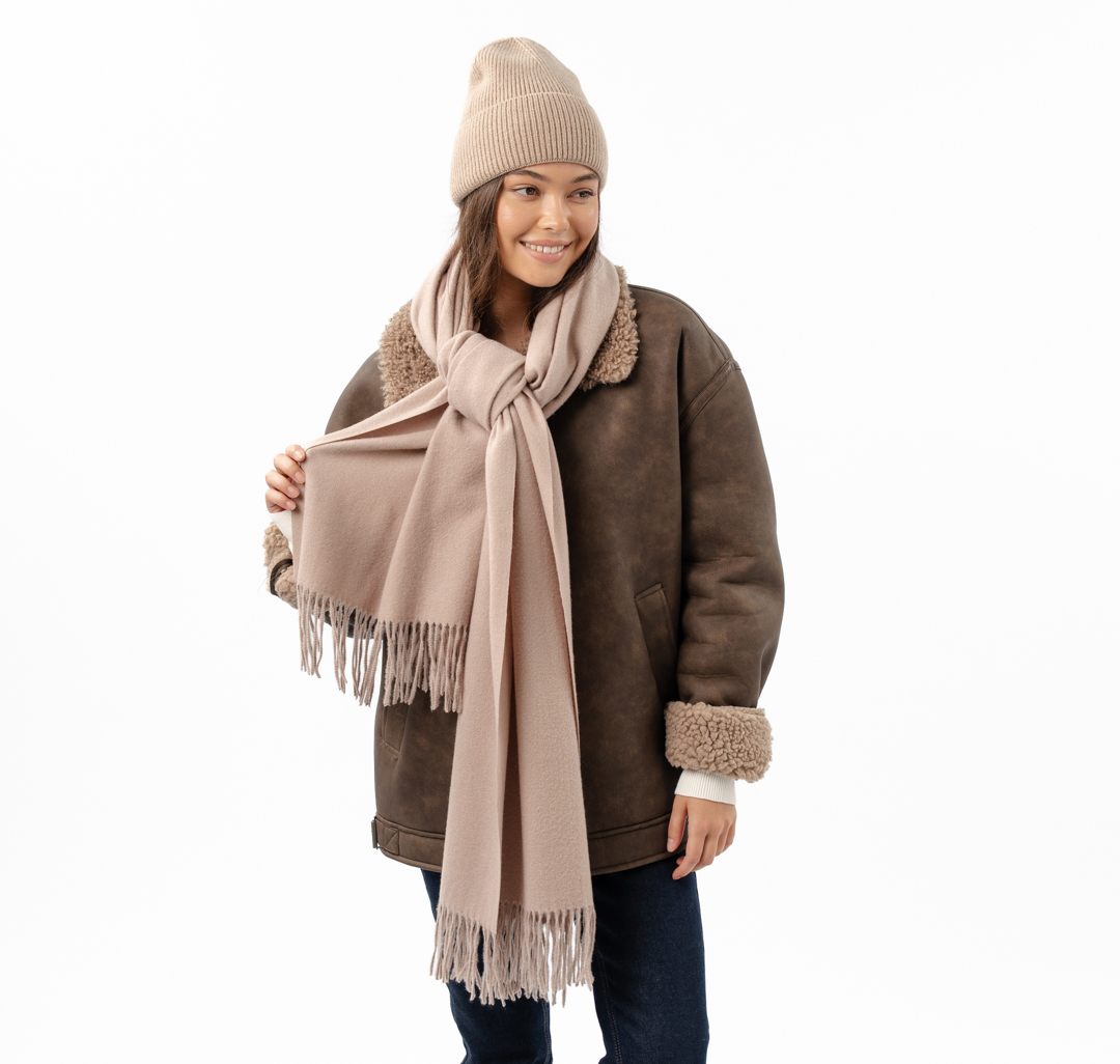 Палантин Мармалато, цвет темно-бежевый #2