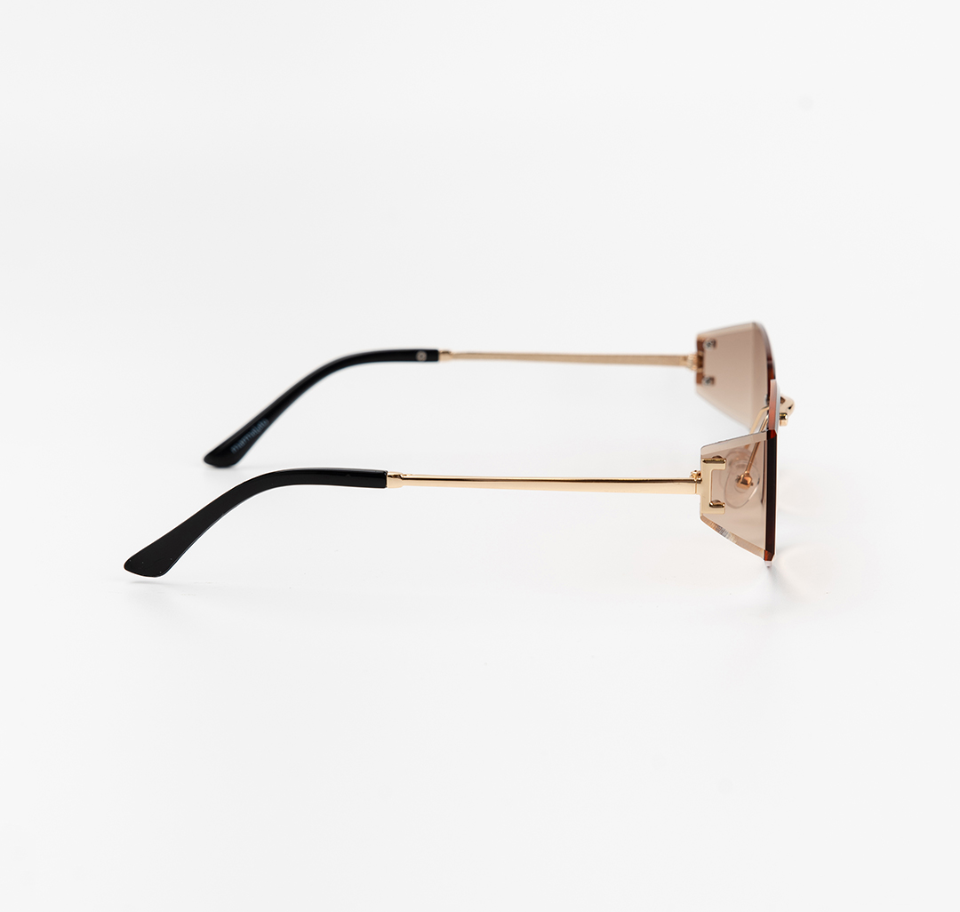 Очки с чехлом Мармалато, цвет светло-коричневый-золото #6