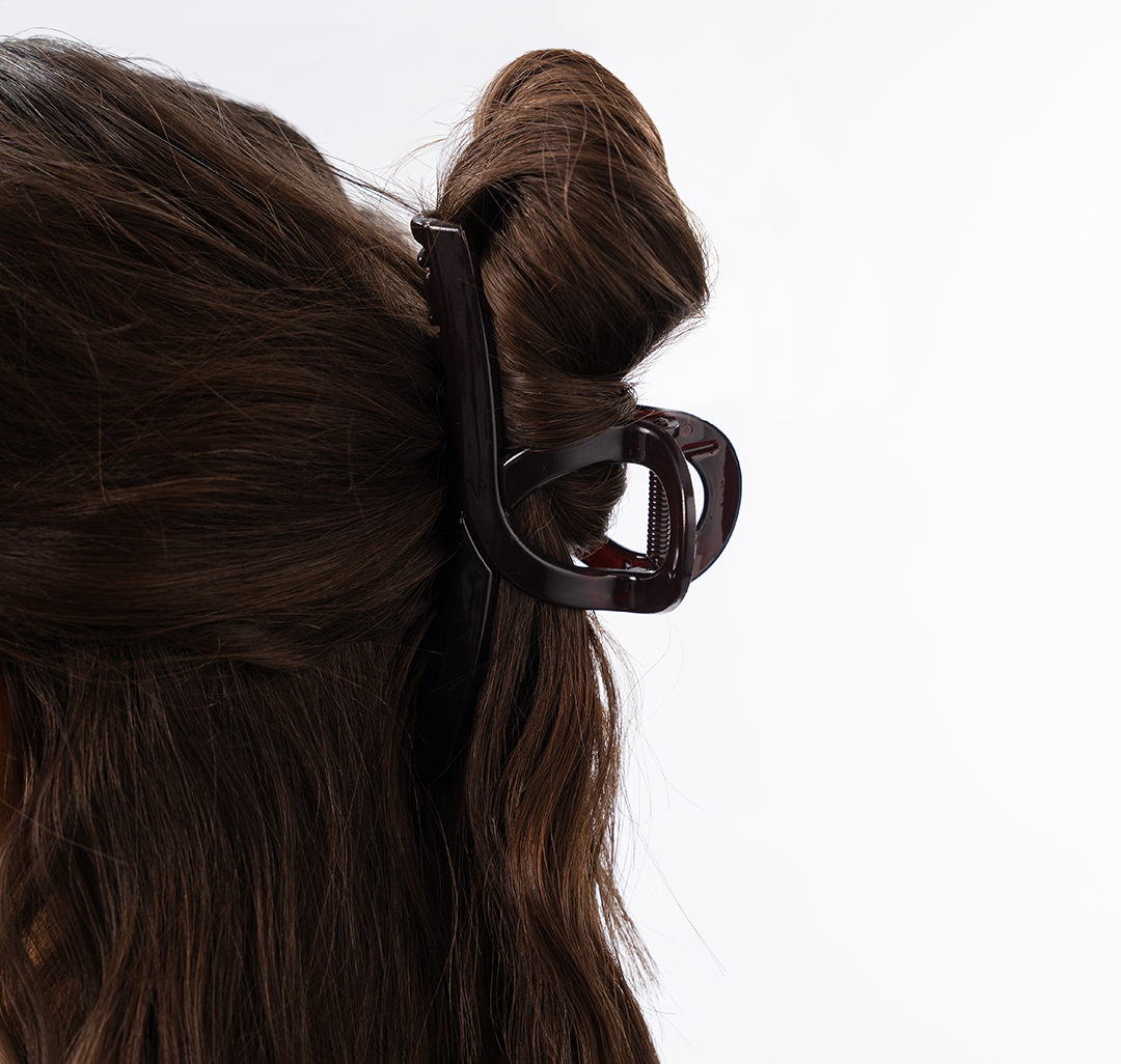 Заколка-краб Мармалато, цвет Темно-винный #5