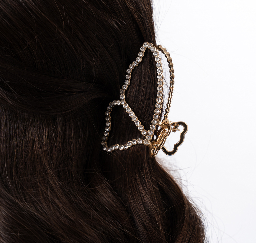 Заколка-краб Мармалато, цвет Золото-прозрачный #5