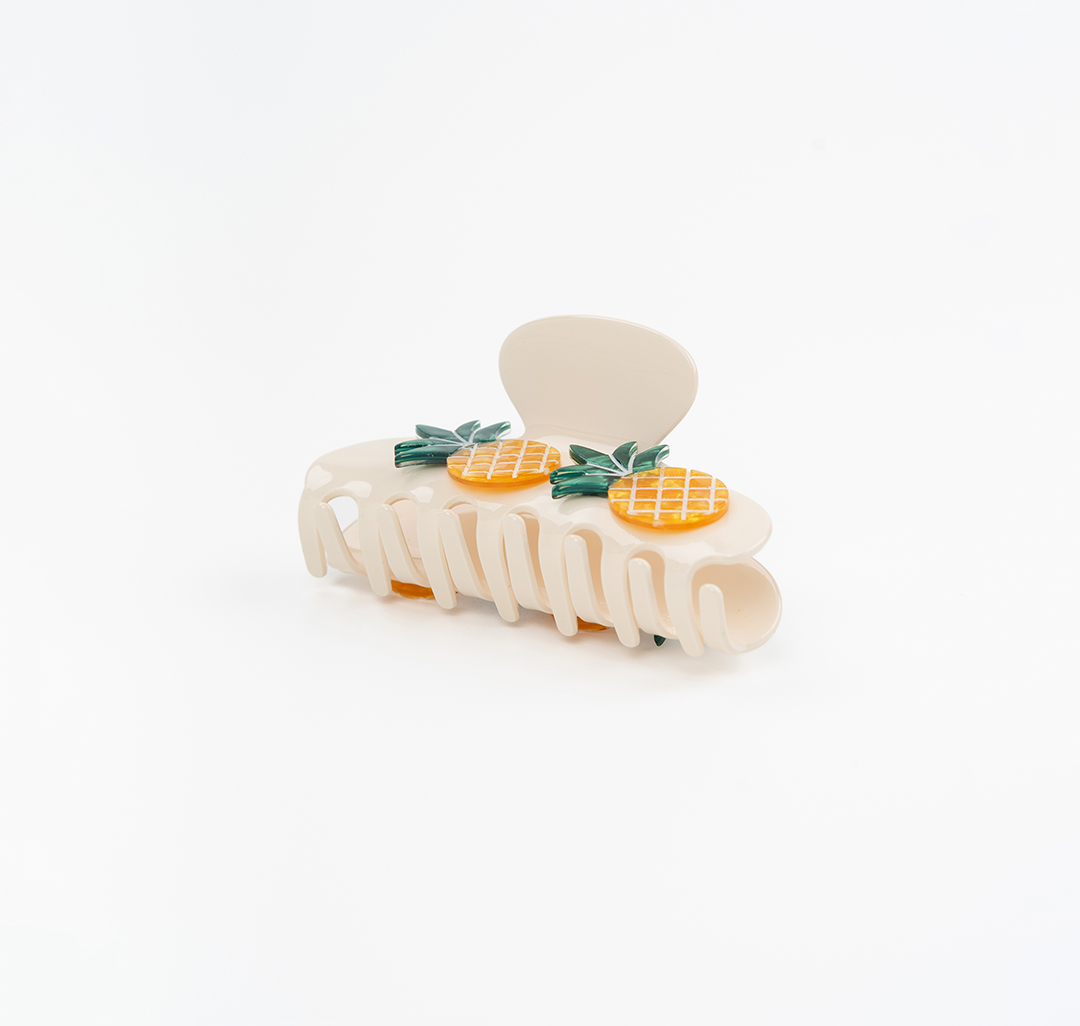 Заколка-краб Мармалато, цвет бежевый-желтый-зеленый #4