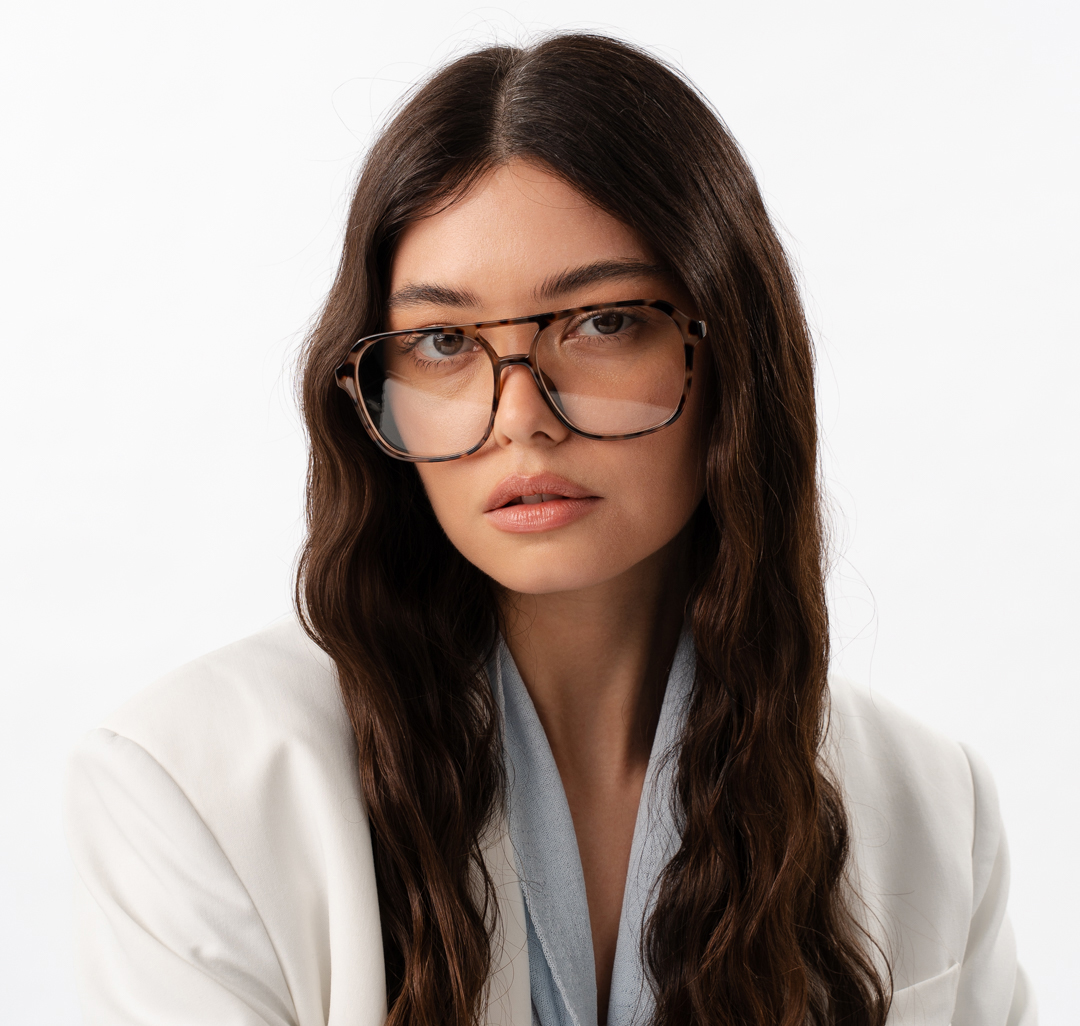 Очки с чехлом Мармалато, цвет прозрачный-золото-мультиколор #2