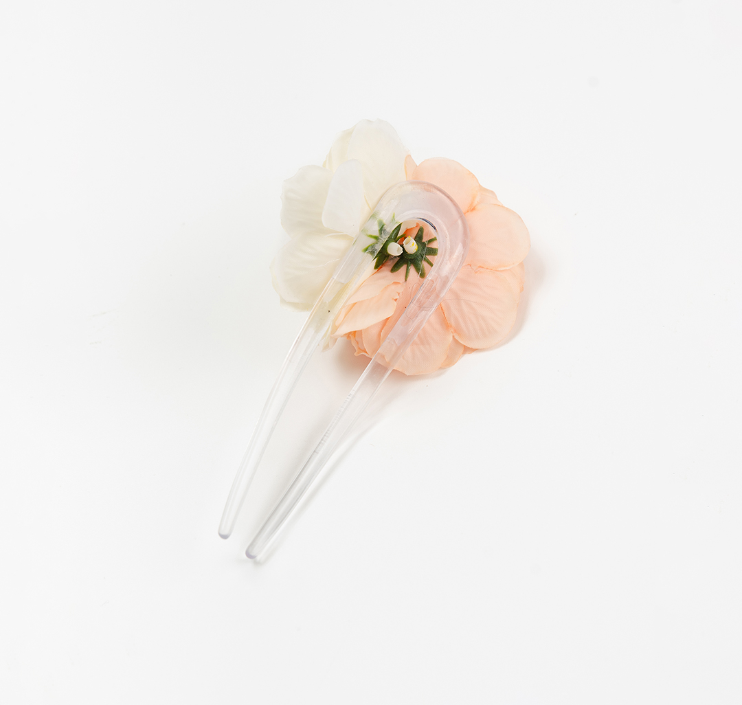 Шпилька Мармалато, цвет прозрачный-молочный-розовый #4