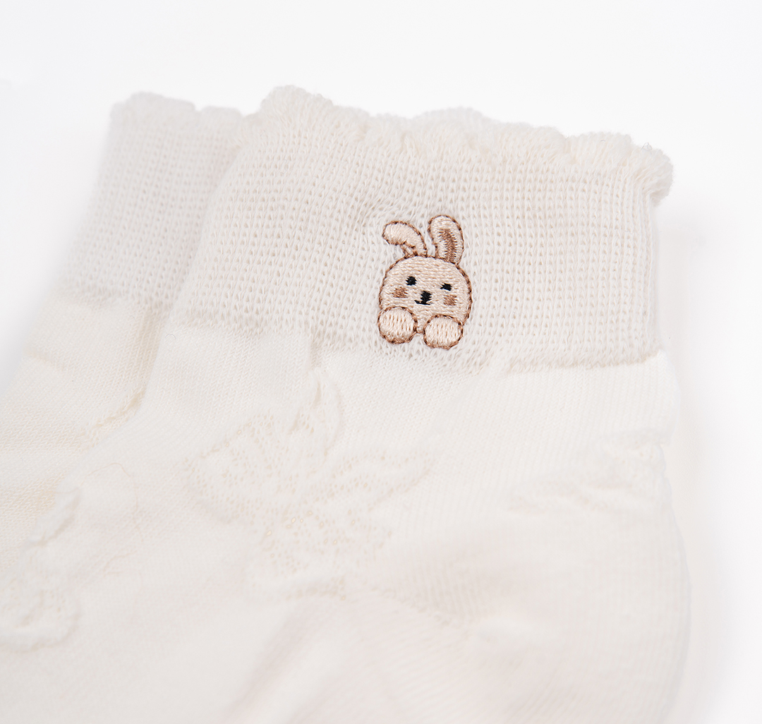 Носки (1 пара) Мармалато, цвет молочный-бежевый-черный #4