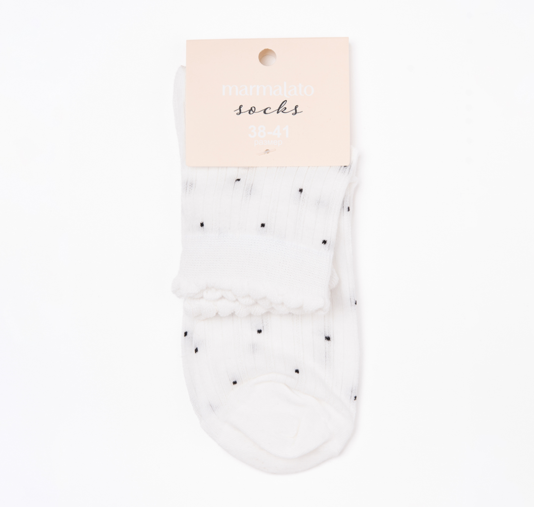 Носки (1 пара) Мармалато, цвет белый #5