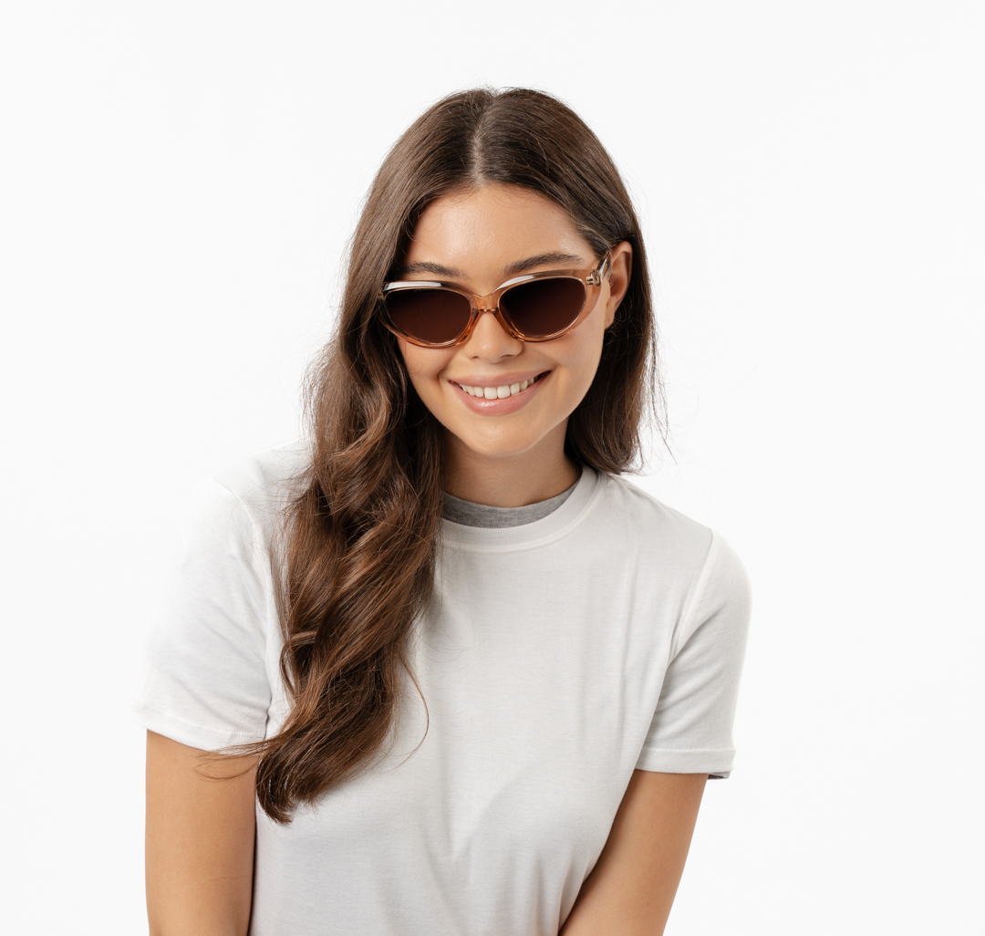 Очки с чехлом Мармалато, цвет бежевый-розовый #3