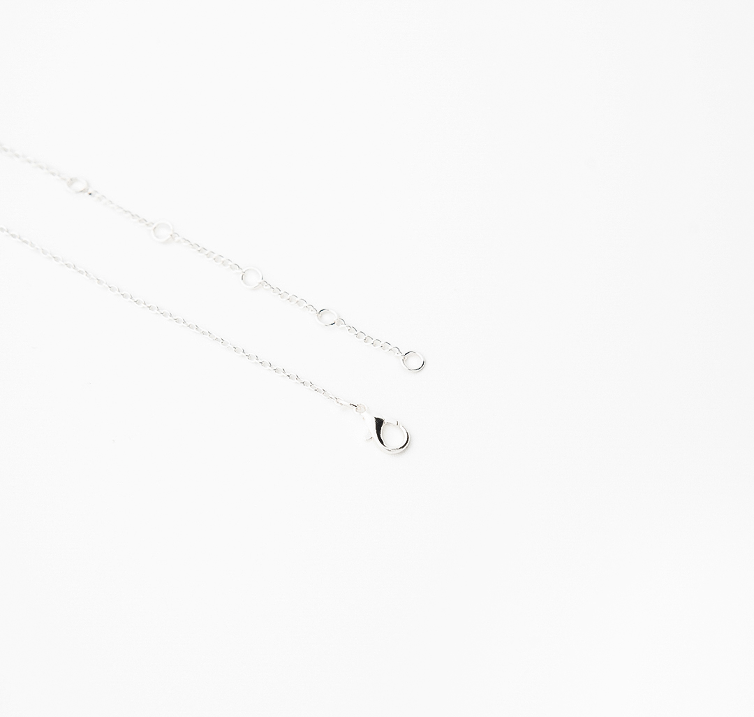 Колье Мармалато, цвет белое серебро-прозрачный #3