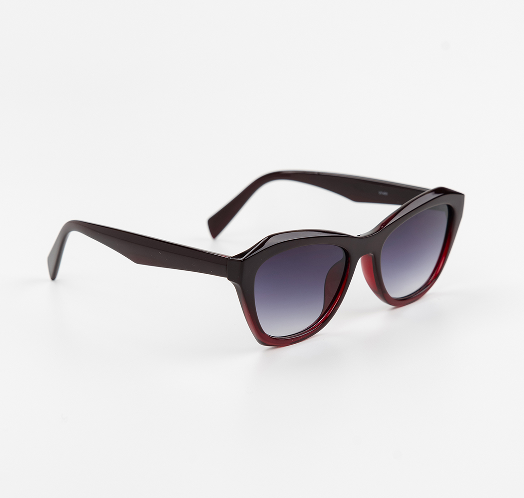 Очки с чехлом Мармалато, цвет черный-винный #4