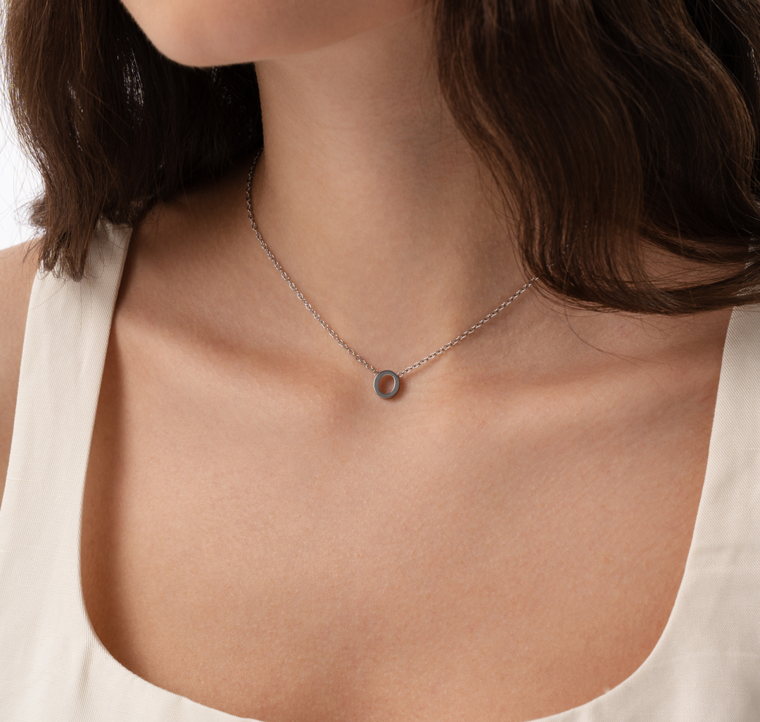 Колье Мармалато, цвет серебро #1