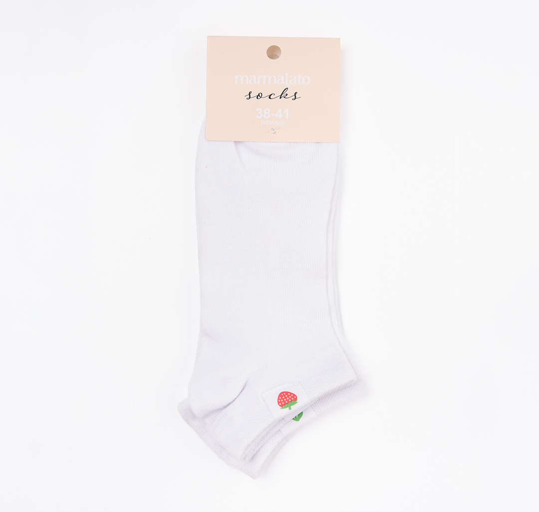 Носки (2 пары) Мармалато, цвет белый-красный-зеленый #5