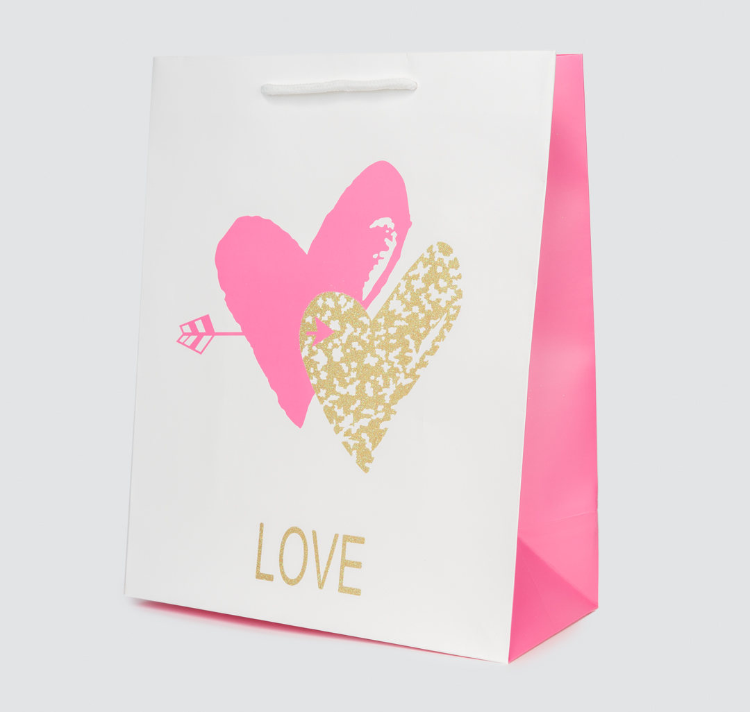 Подарочный пакет Мармалато, цвет Белый-розовый-золото-мультиколор #1