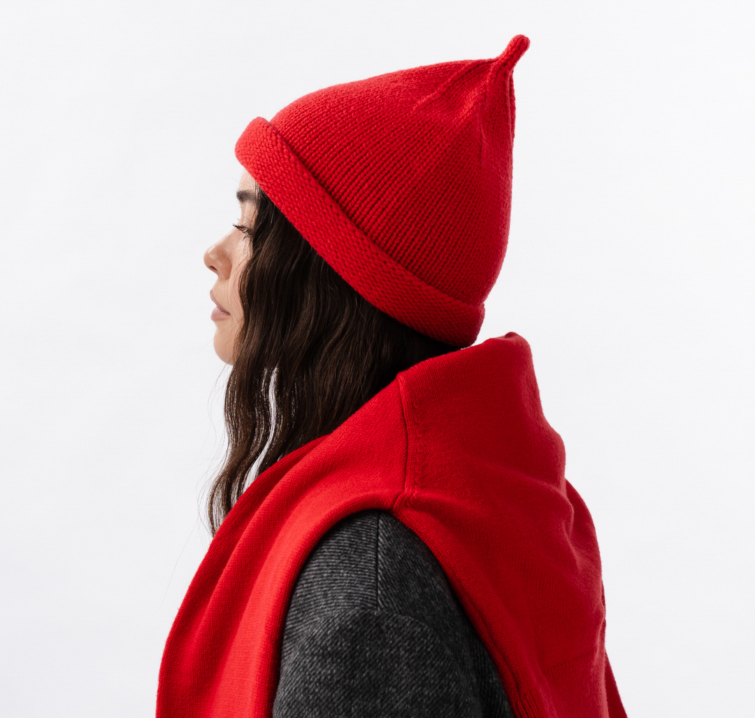 Шапка Мармалато, цвет красный #2
