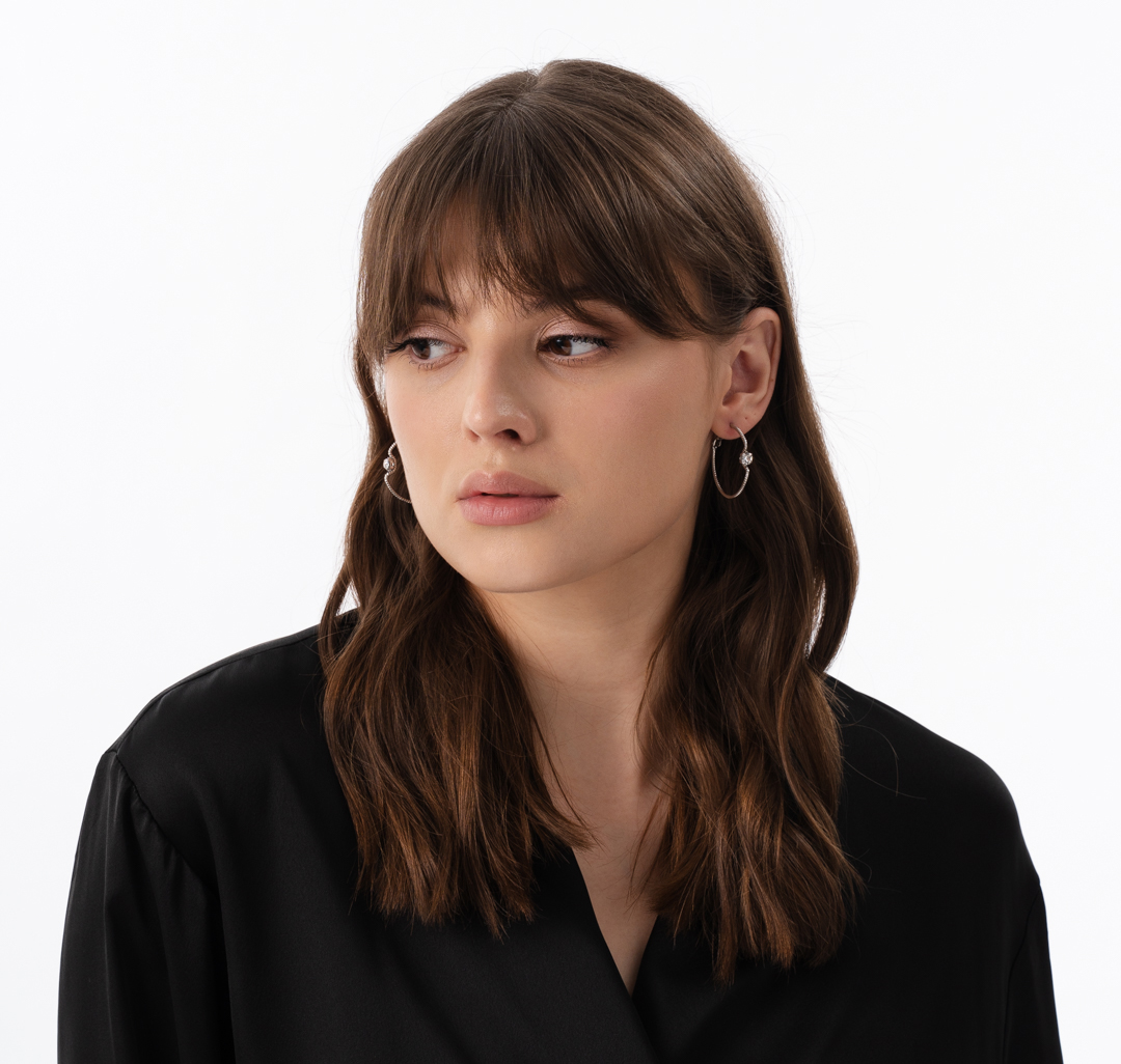 Серьги Мармалато, цвет Серебро-прозрачный #3