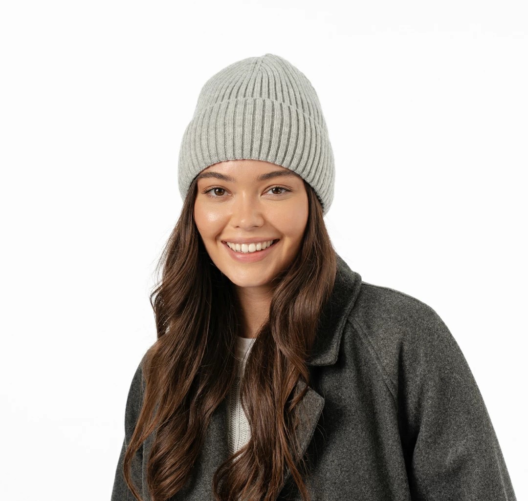 Шапка Мармалато, цвет светло-серый #1