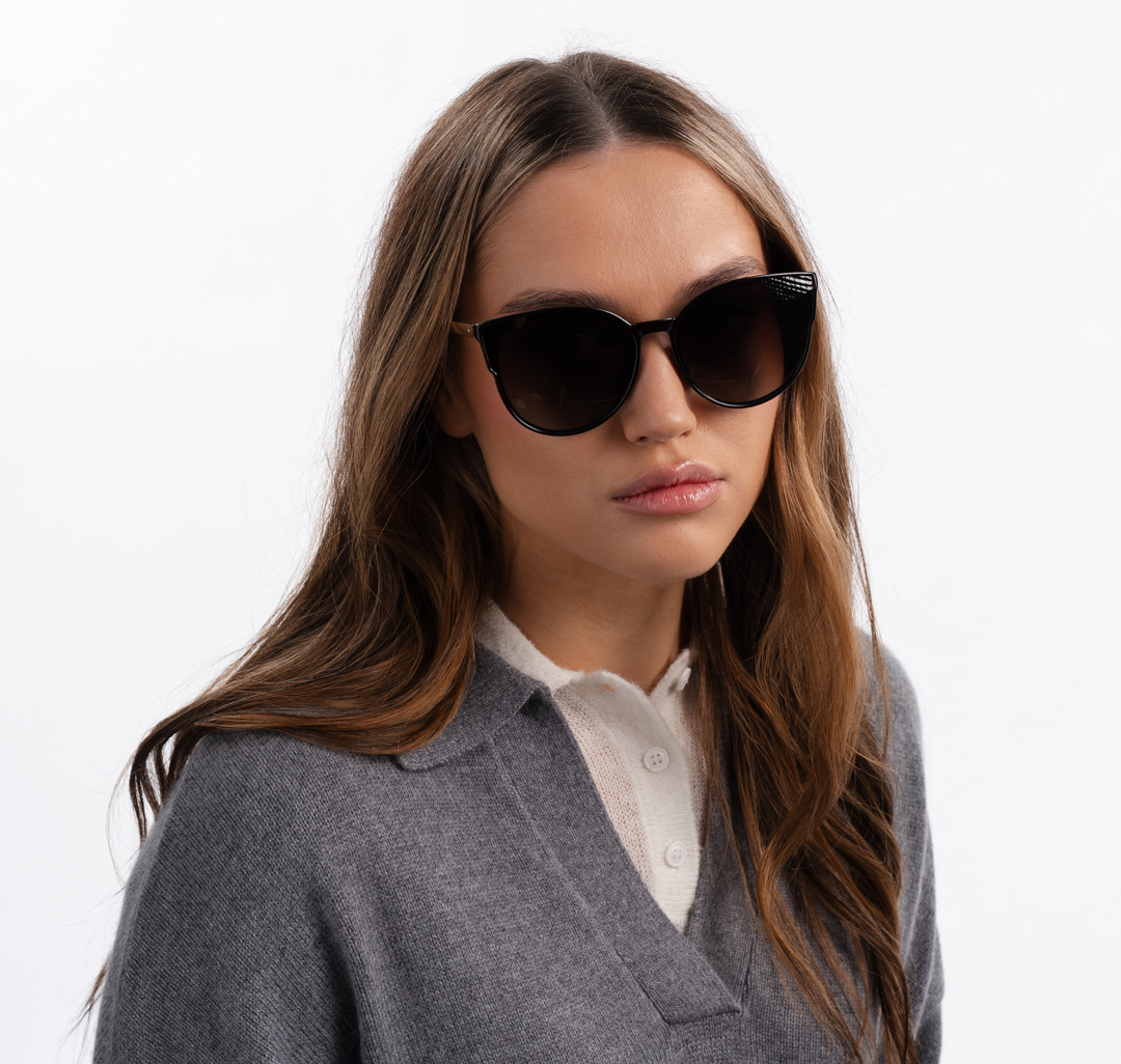 Очки солнцезащитные коричневые-золотые Мармалато, цвет Коричневый-золото #2