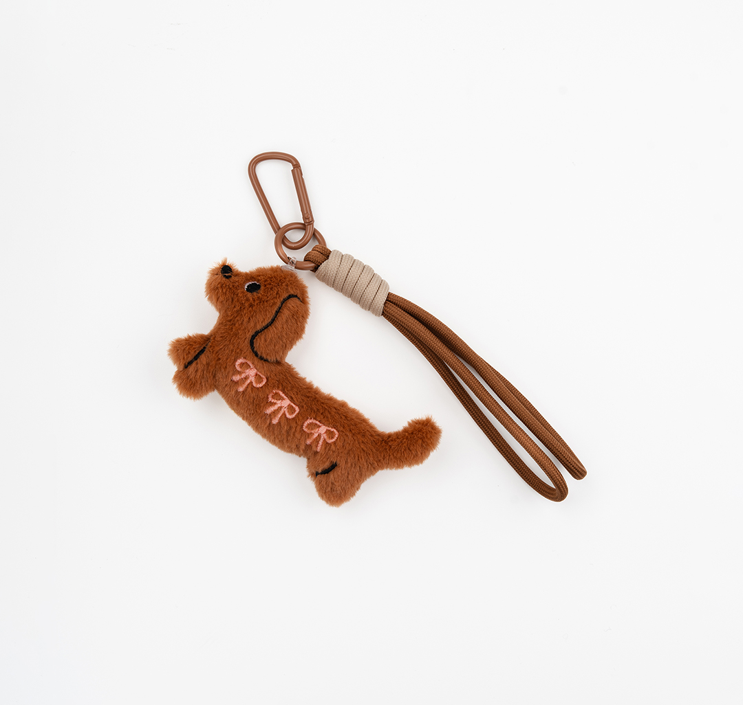 Брелок Мармалато, цвет коричневый-розовый-черный #1