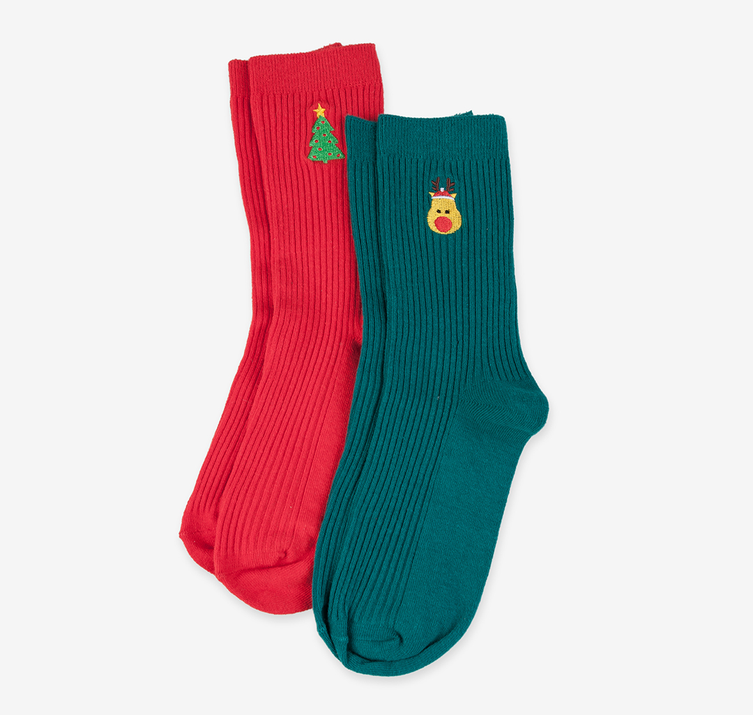 Набор носков новый год Мармалато, цвет Красный-зеленый-мультиколор #1