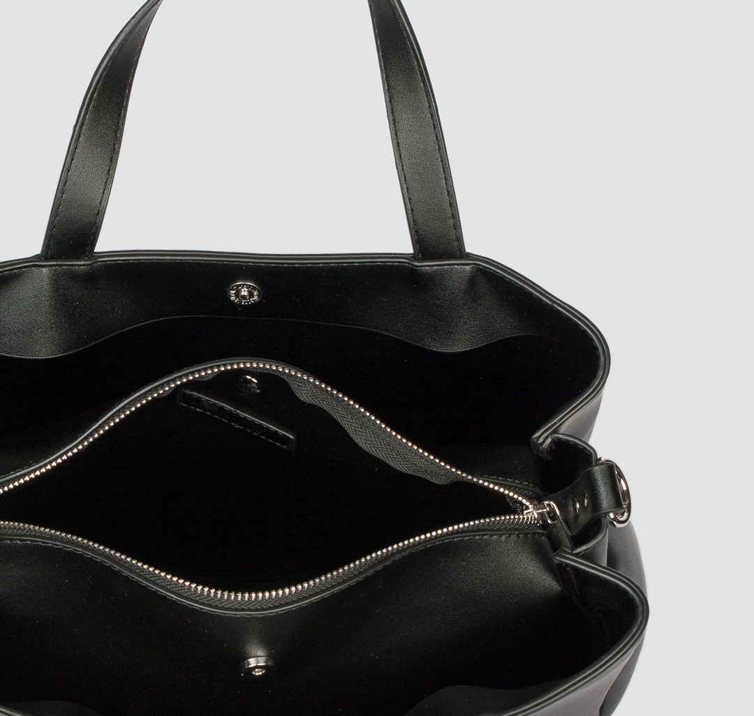 Женская классическая кожаная сумка Мармалато, цвет Черный #3