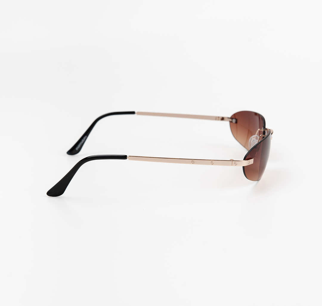 Очки с чехлом Мармалато, цвет светло-коричневый-золото #5