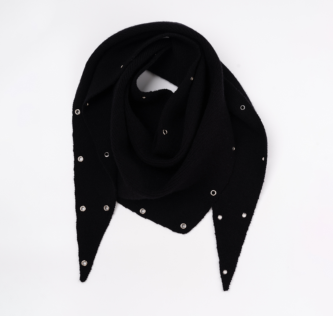 Косынка Мармалато, цвет черный-серебряный #3