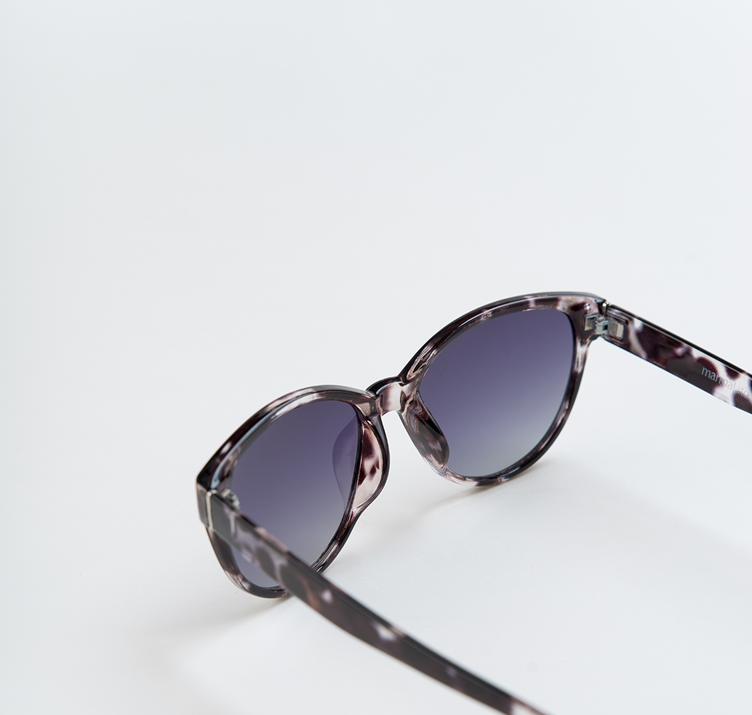 Очки солнцезащитные с поляризацией черные Мармалато, цвет черный-прозрачный-серебро #6