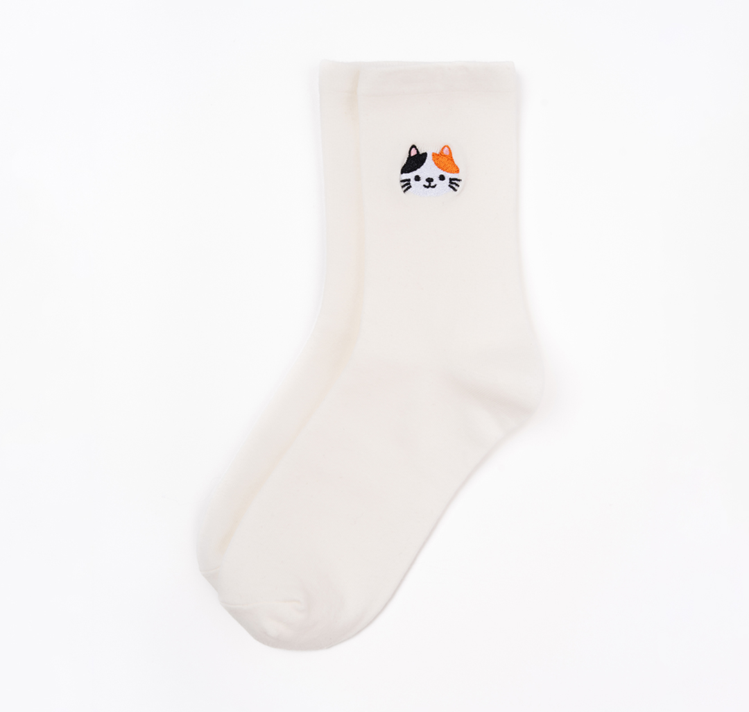 Носки (1 пара) Мармалато, цвет молочный-оранжевый-черный #2