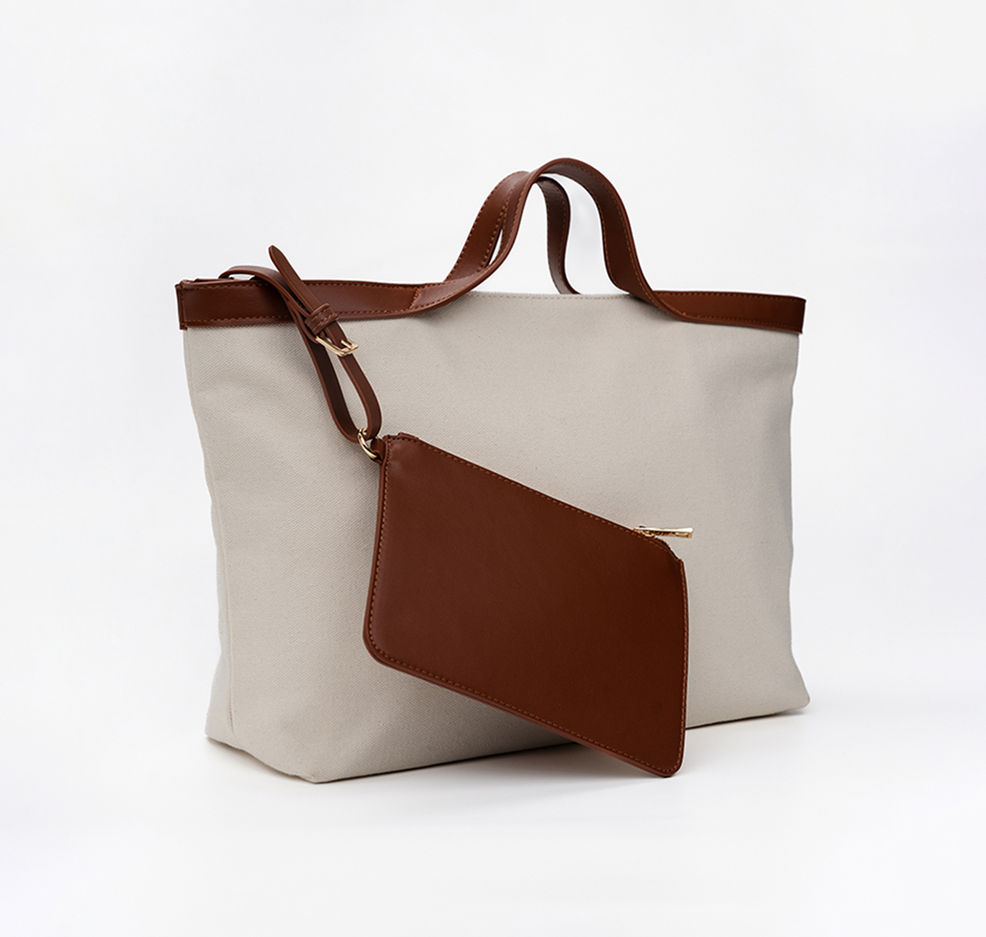 Сумка Мармалато, цвет молочный-шоколадный #4