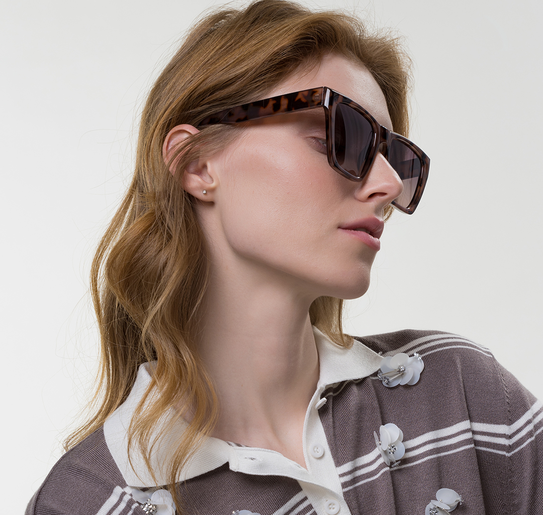 Очки солнцезащитные с поляризацией коричневые-черные Мармалато, цвет коричневый-черный #2