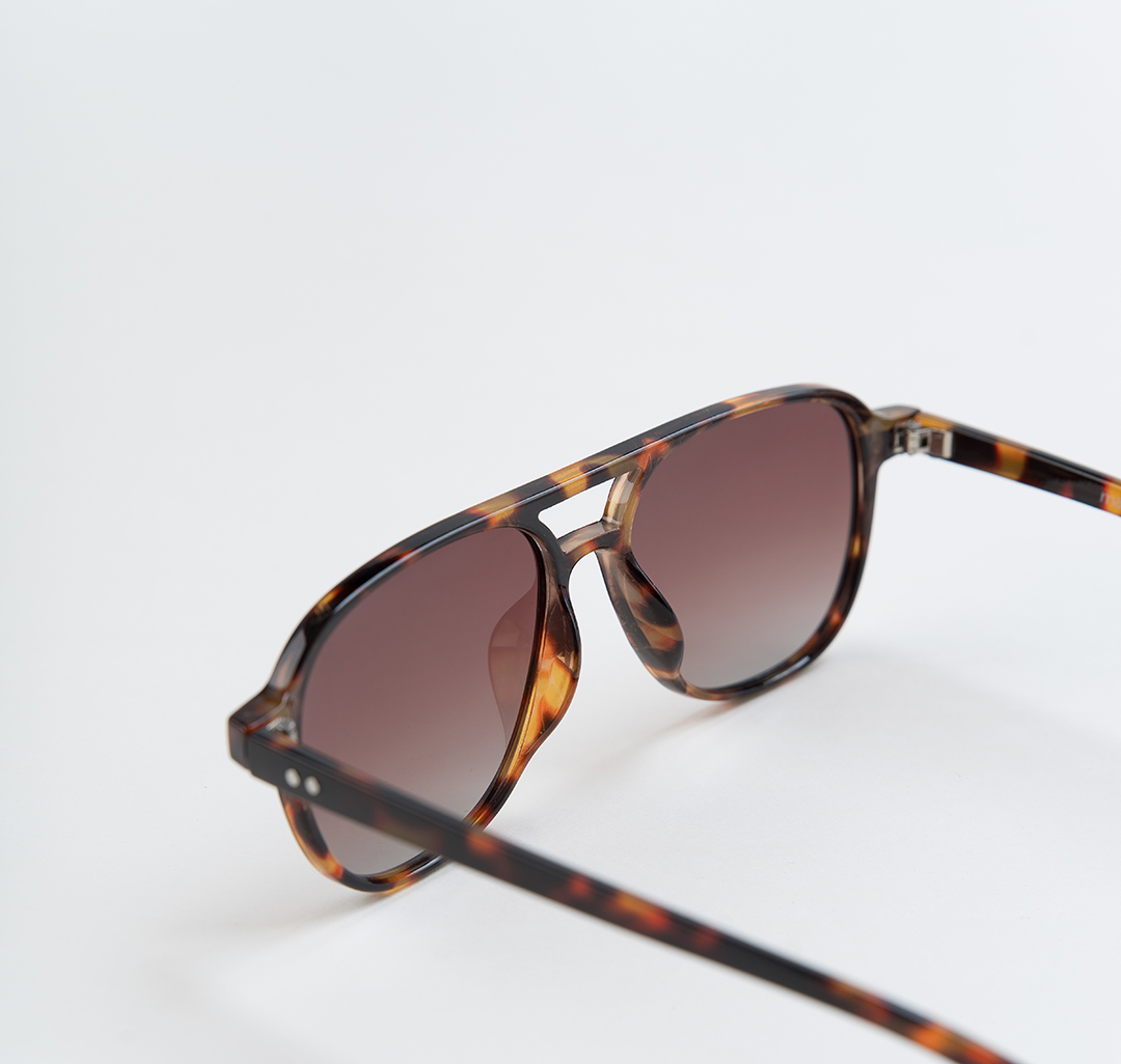 Очки солнцезащитные с поляризацией коричневые Мармалато, цвет коричневый-черный-бежевый #6