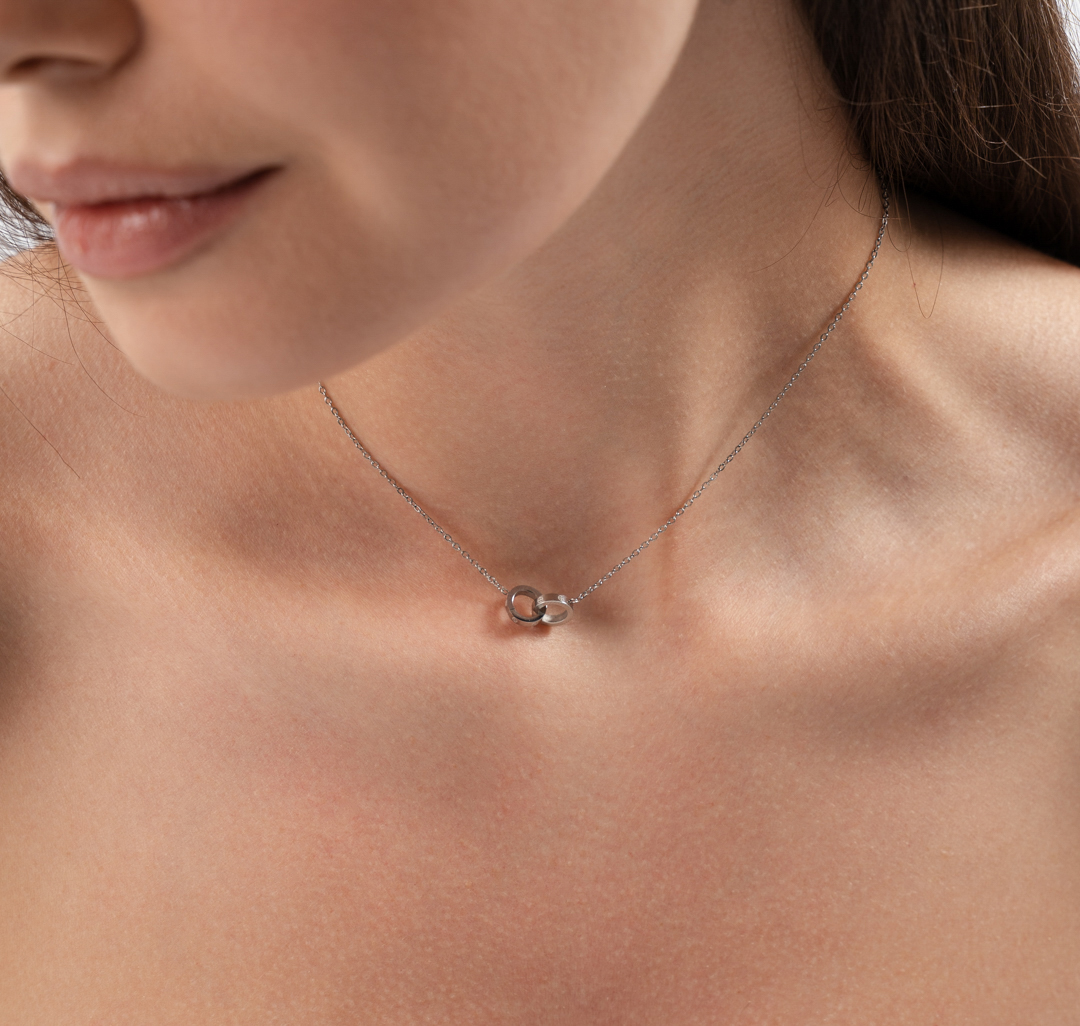 Колье Мармалато, цвет серебро #1