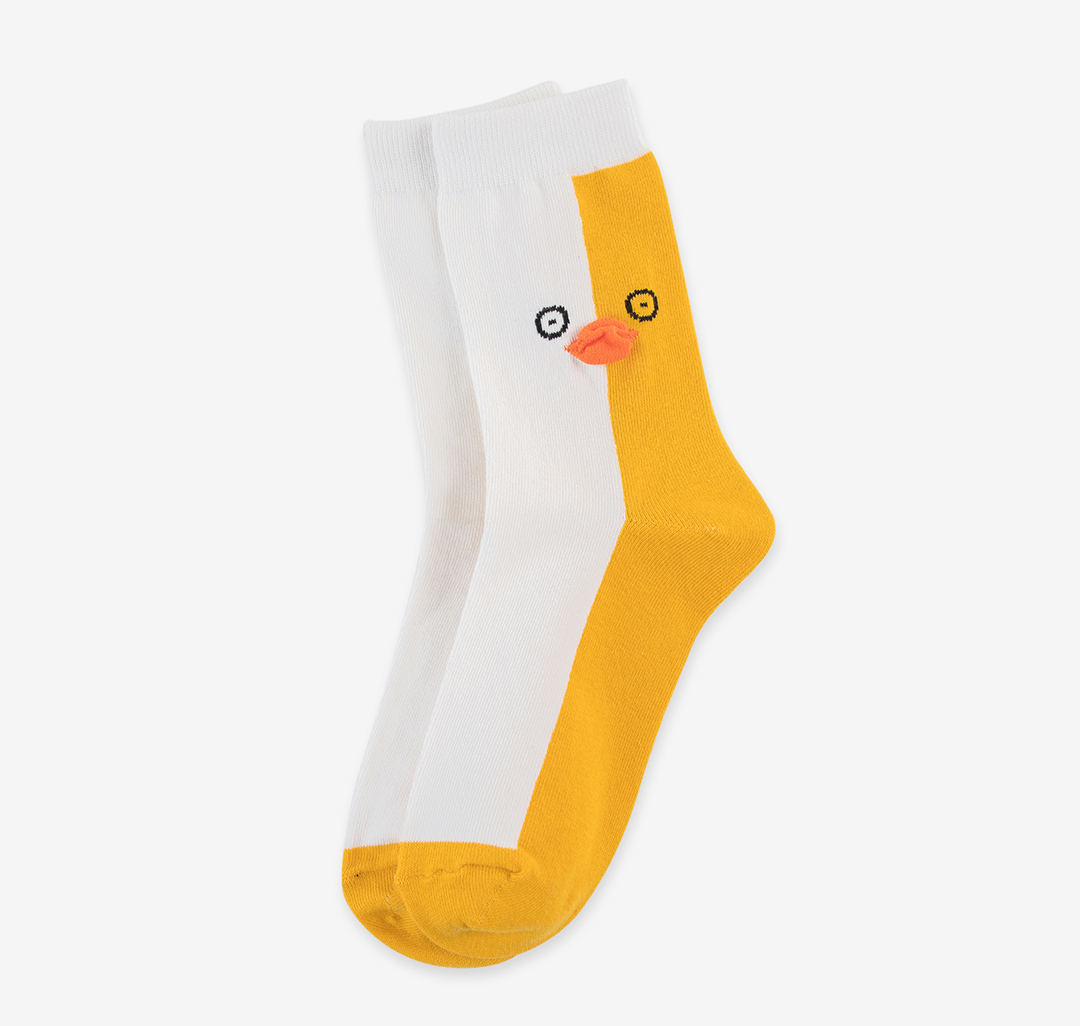 Носки (1 пара) Мармалато, цвет Желтый-белый-оранжевый #1