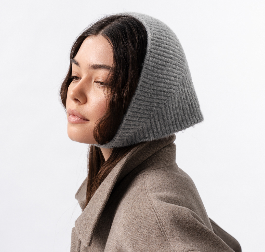 Повязка на голову Мармалато, цвет светло-серый #4