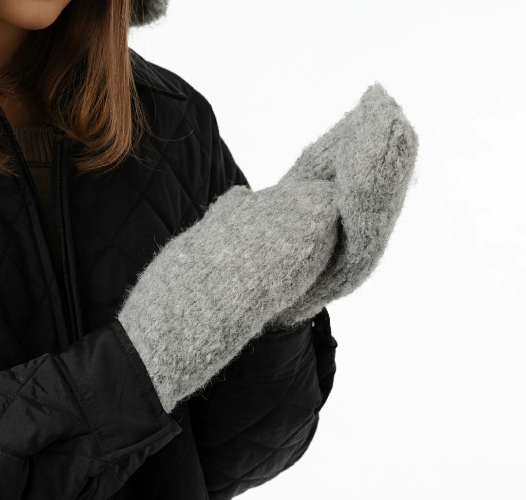 Рукавицы Мармалато, цвет Светло-серый #5