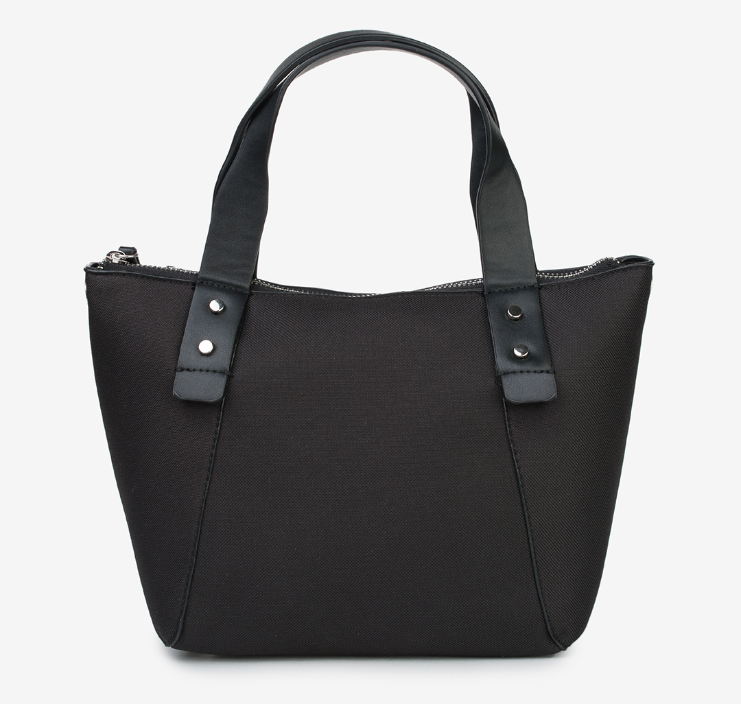 Женская текстильная сумка на плечо Мармалато, цвет Черный-белый #4