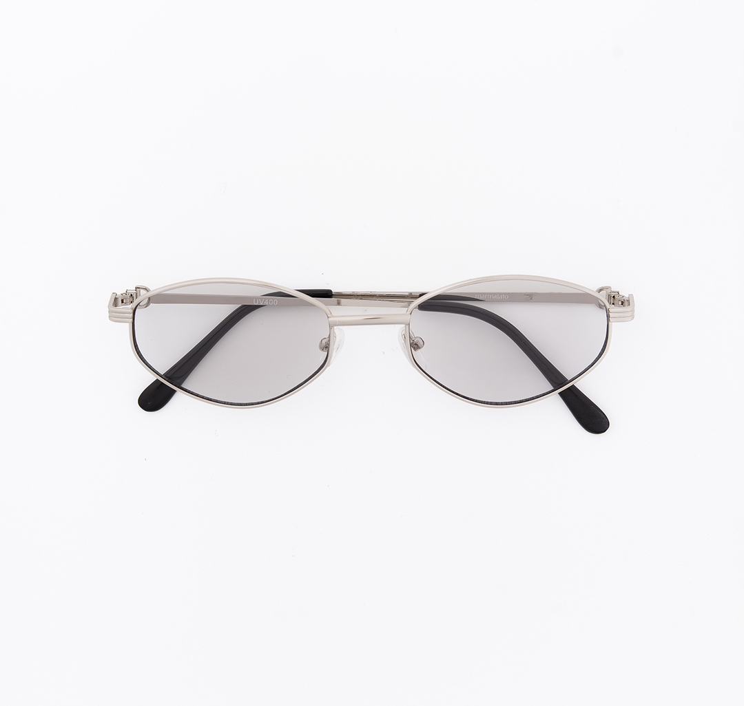 Очки с чехлом Мармалато, цвет Серебро-серый-черный #4